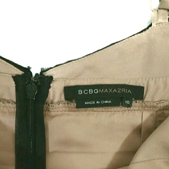 BCBGMAXAZRIA 10 Eve Silk Chiffon Empire Waist B - Picture 5 of 9